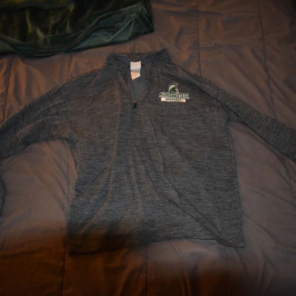 Michigan State 1/4 zip up